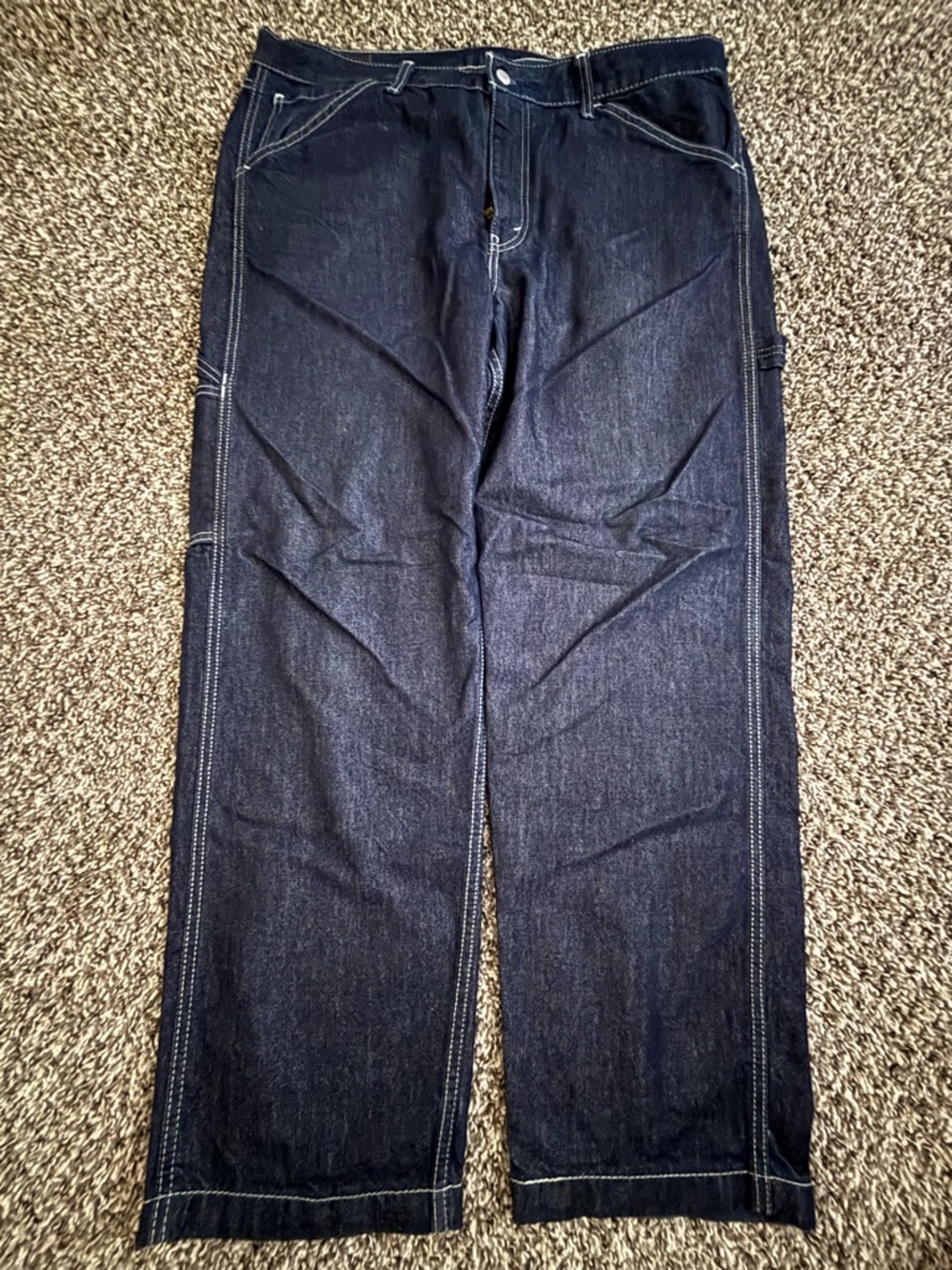Levi's Men's Relaxed Dark Indigo Jeans - Picture 2 of 4